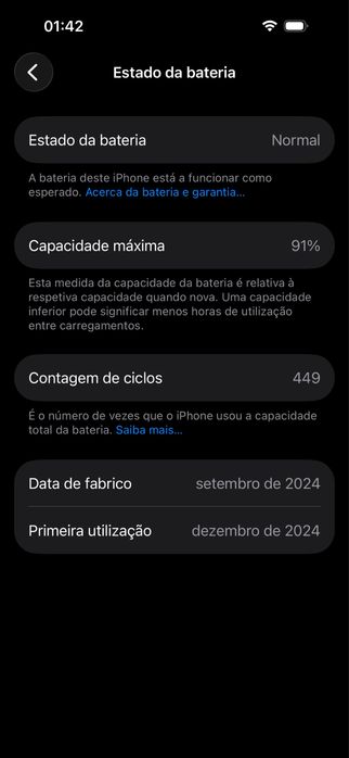Iphone 16 256GB como novo