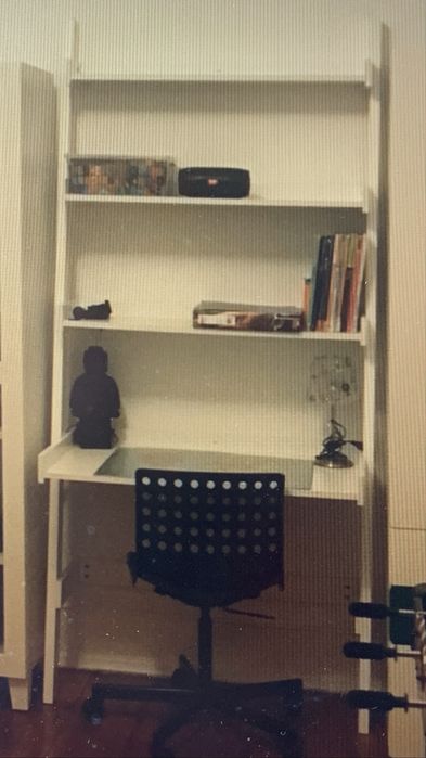 Estante/secretaria madeira x2