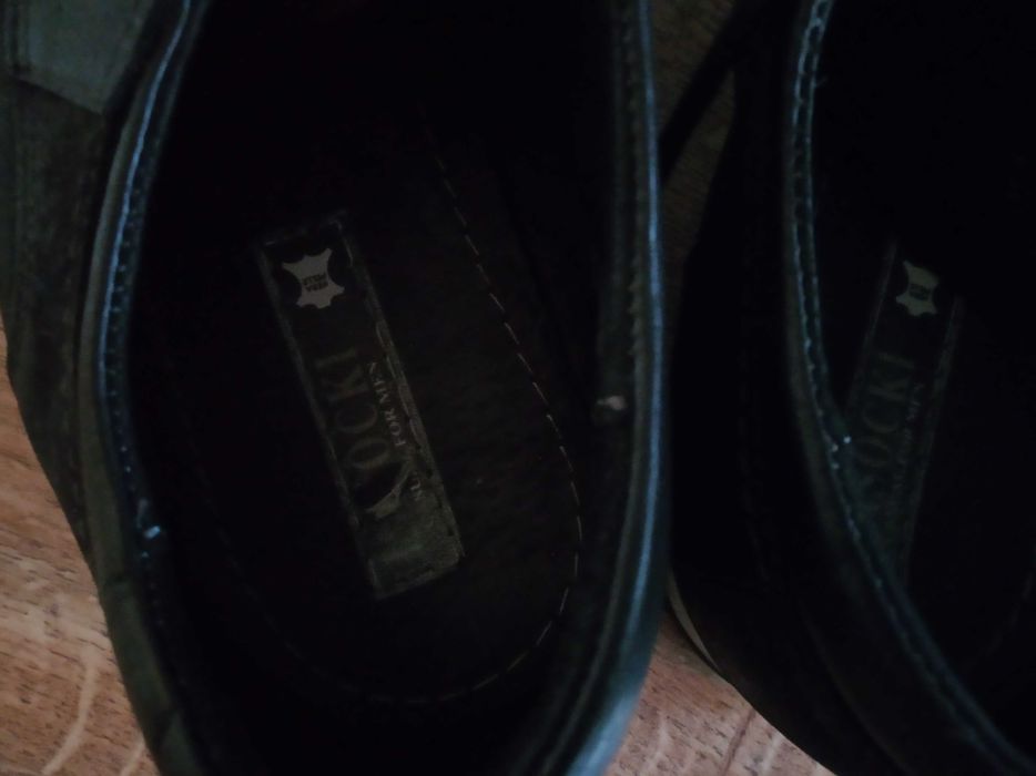 Buty skórzane męskie