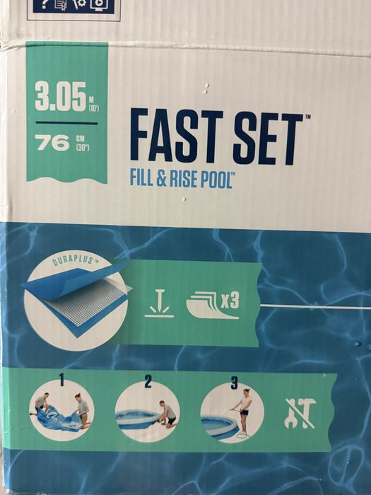 Basen ogrodowy Bestway Fast Set 305 × 76 cm – jak nowy