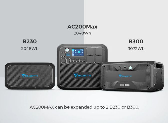 Зарядна станція Bluetti AC200MAX 2200 Вт 2048 Вт/год LiFePO4