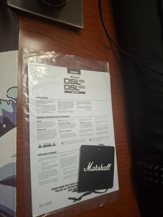 Amplificador a válvulas Marshall DSL40CR- Garantia até 2027- Como novo