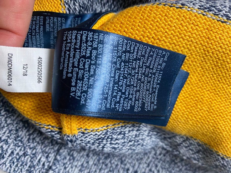 TOMMY JEANS r.L oryginalny sweter męski stan BDB