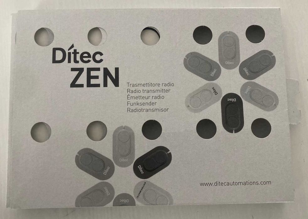 Comandos novos Ditec ZEN2C