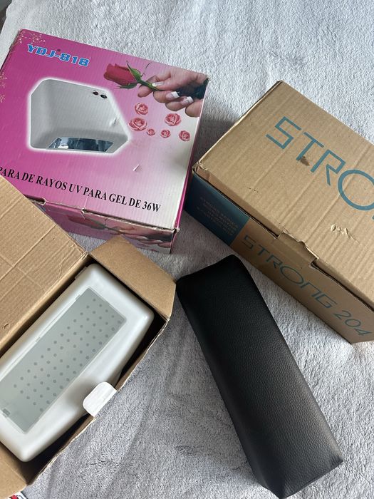 Набір для манікюру (фрезер + лампа)