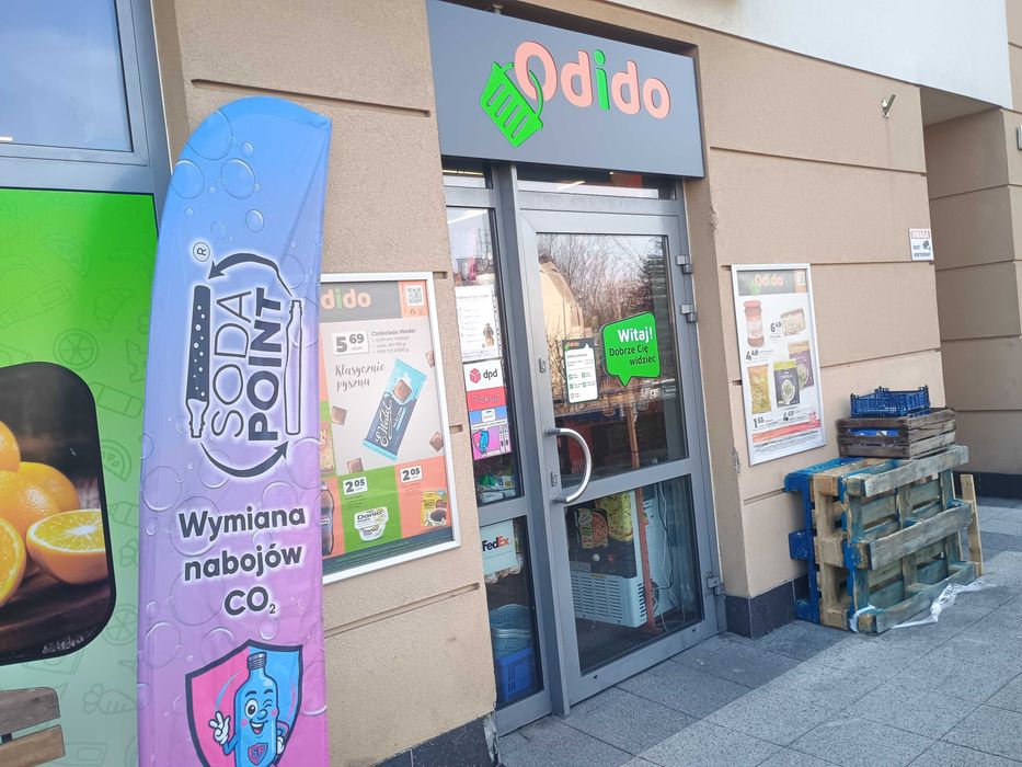 SODA POINT Otwock (Ługi), Hallera 7 Wymiana nabojów CO2
