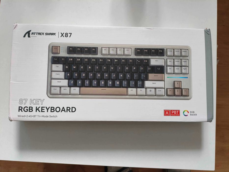 Attack Shark X87 wireless klawiatura mechaniczna