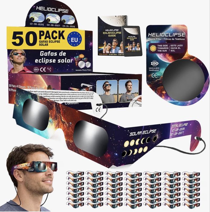 Oculos eclipse solar certificados