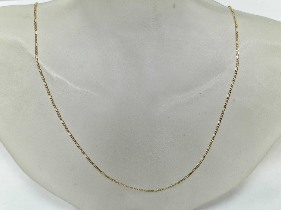 Złoty łańcuszek damski/ męski/ 585/ 1.87 gram/ 45cm/ Figaro