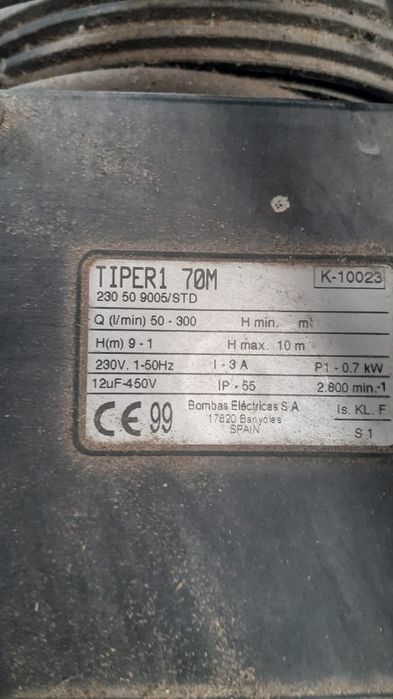 Bomba elétrica 25 euros