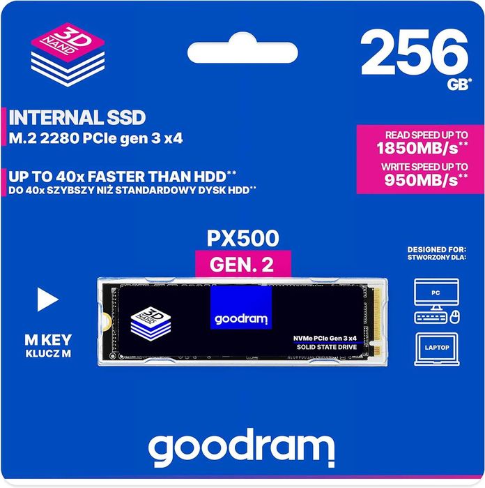 SSD M.2 2280 GOODRAM PX500 (Gen2)