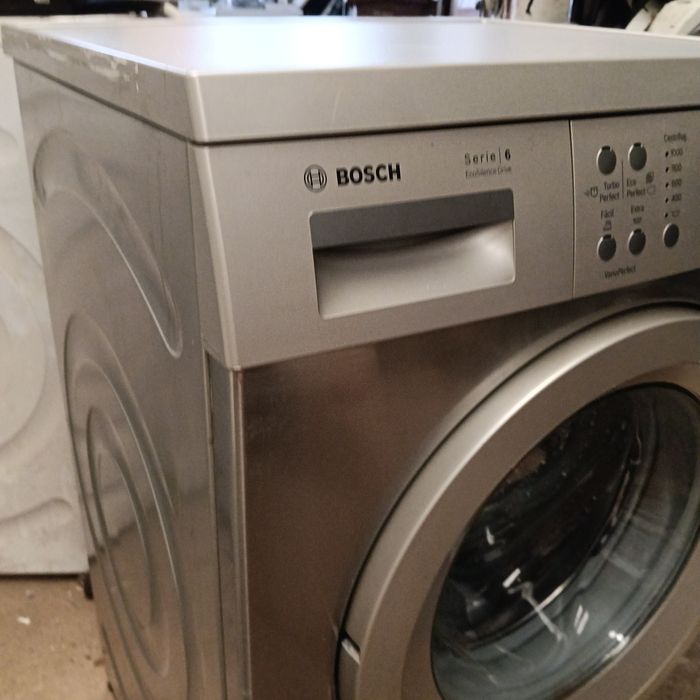 Entrega garantia máquina de roupa Bosch 8kg inox