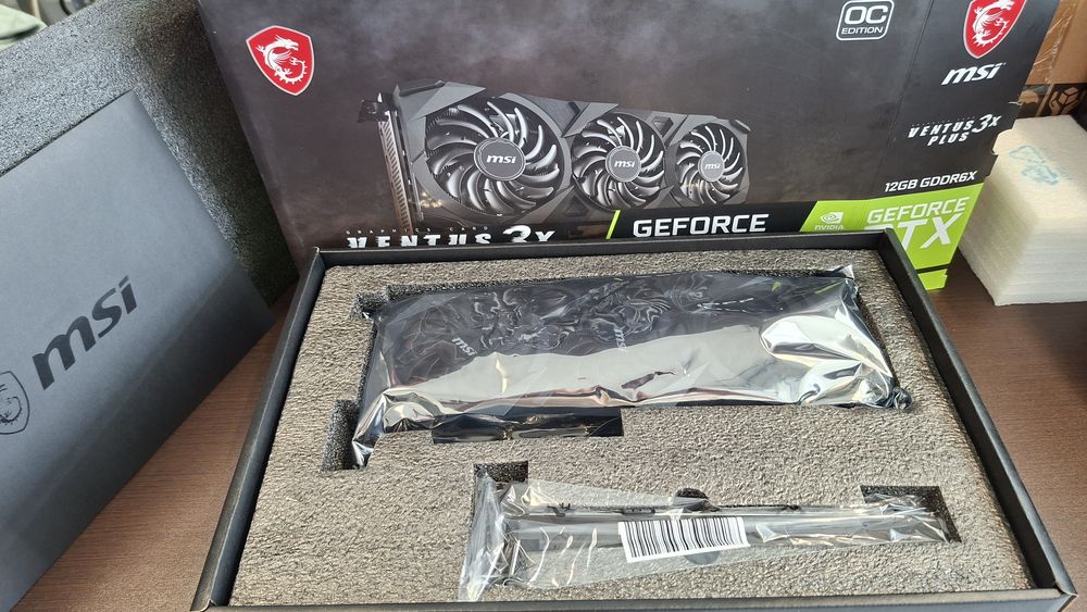 Vendo placa gráfica Rtx MSI 3080 ventus 3x plus 12Gb oc