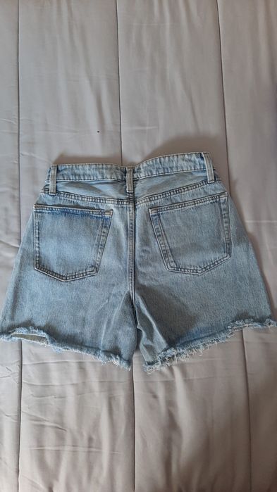 Calções azuis nunca usados