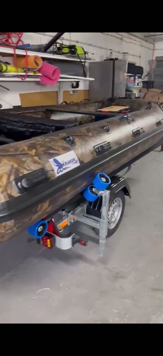 Zestaw Ponton Kraken 400W +Suzuki DF 20 AS + Przyczepa Micro Carr 1