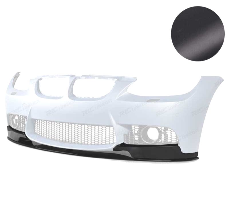 SPOILER LIP FRONTAL BMW E90 E91 E92 E93 LOOK M3 PRETO MATE