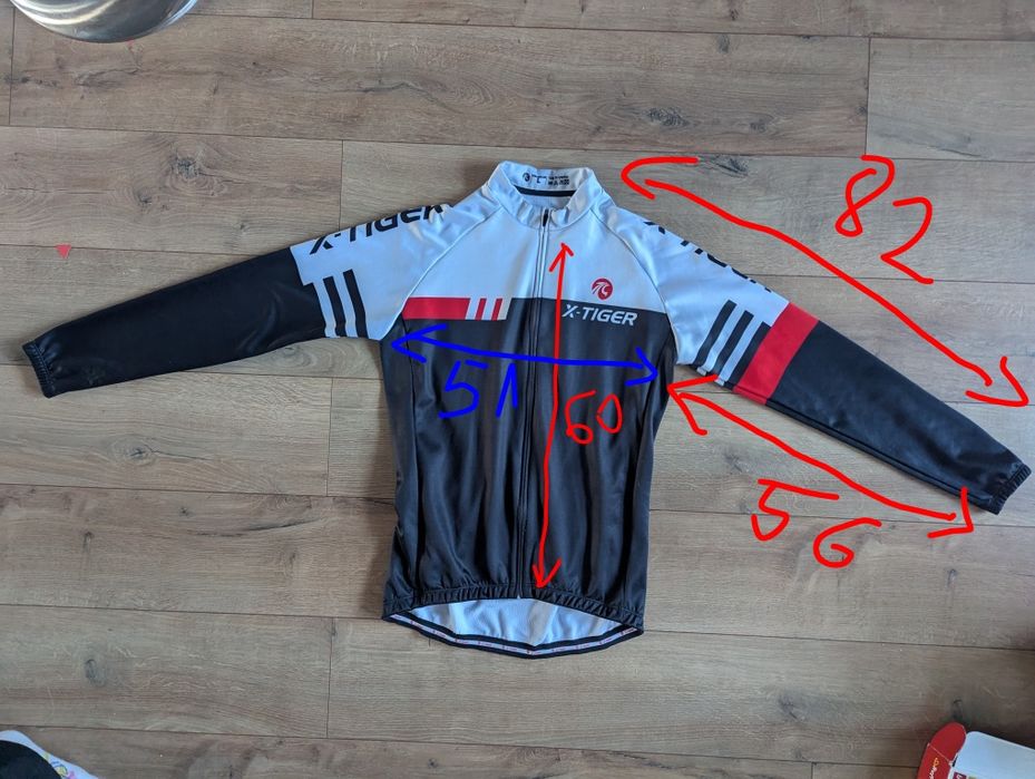 Bluza rowerowa ocieplana X-Tiger, r. L