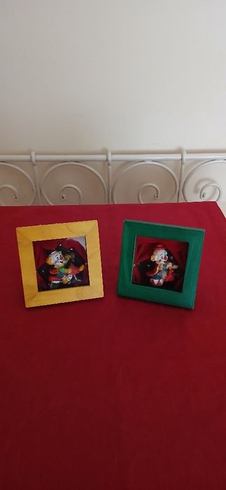 Dois quadros infantis, antigos