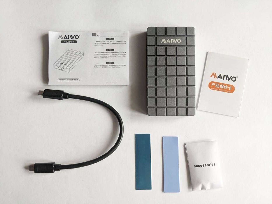 Карман USB4 40Gbps PCIe 4.0 M.2 NVMe SSD адаптер Thunderbolt 4 40 Гбіт