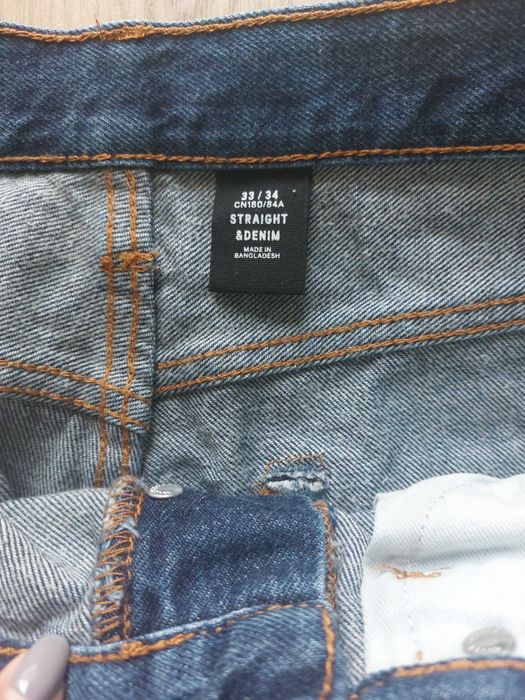 2 x Jeansy 33/34 H&M spodnie męskie dżinsy