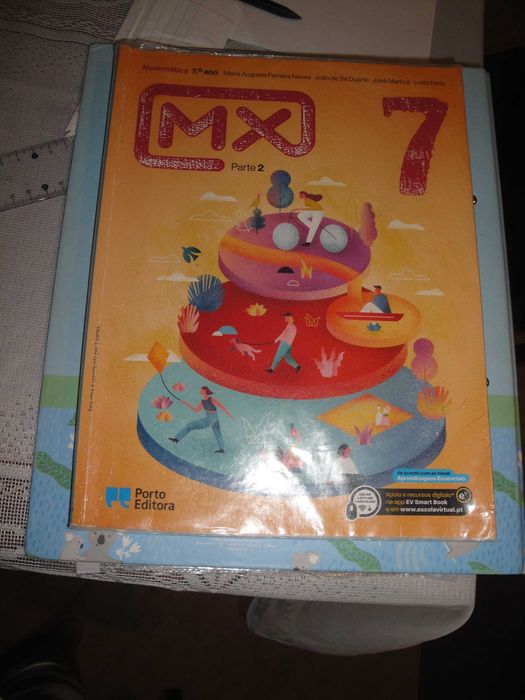 Manual mx7 volume 1 e 2 matemática 7ºano