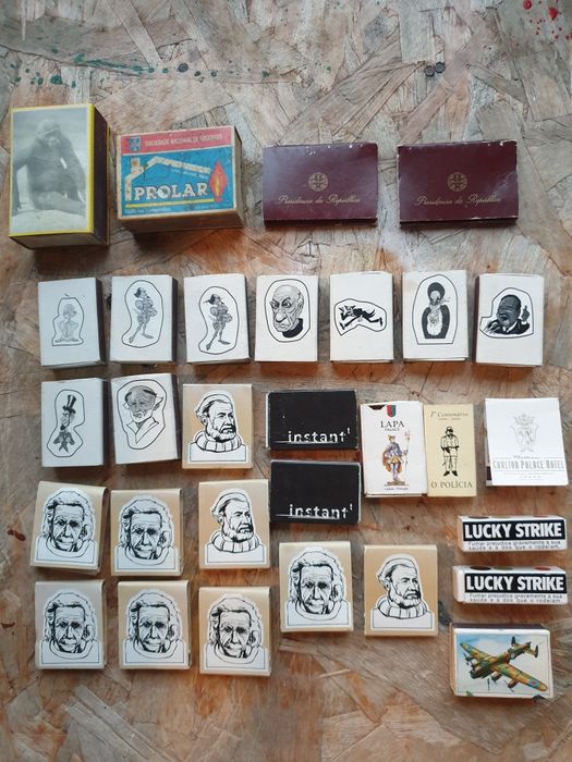 Coleção de carteiras de fósforos