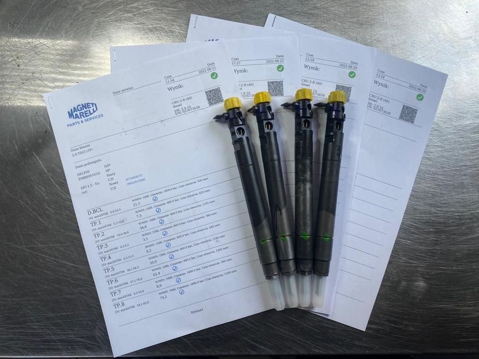 WTRYSKIWACZ TEST 2.0 TDCI HDI EMBR00101D WTRYSK WYDRUK IMA SPRAWDZONE FORD MONDEO S MAX PEUGEOT 508 CITROEN C4