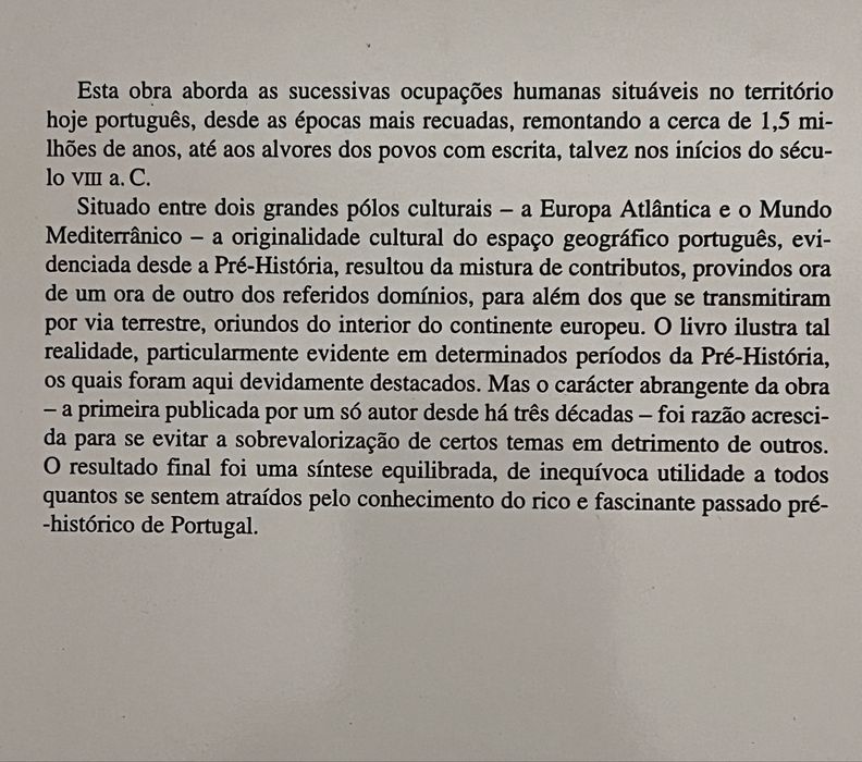 Pré-História de Portugal - de João Luís Cardoso