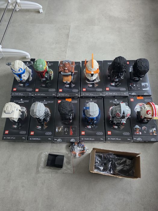star wars  hełmy 12 szt