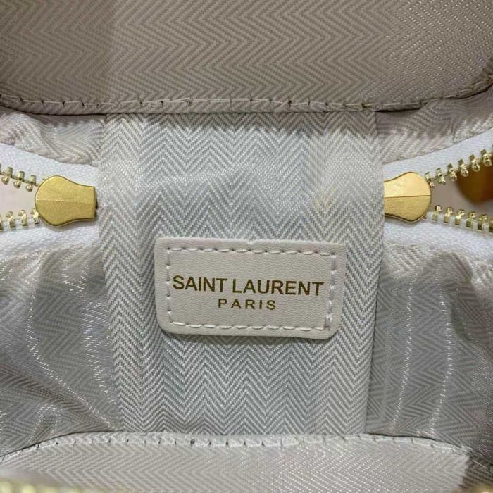 Torebka kuferek YSL Saint laurent beżowy