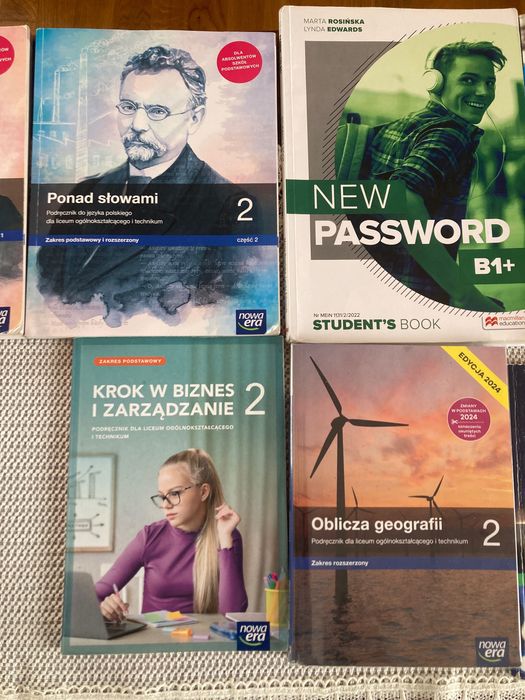 Liceum Technikum kl 2 podręczniki