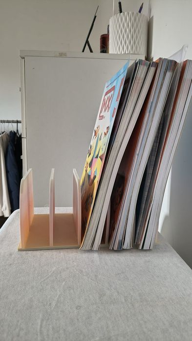 Organizador de livros com 6 divisórias