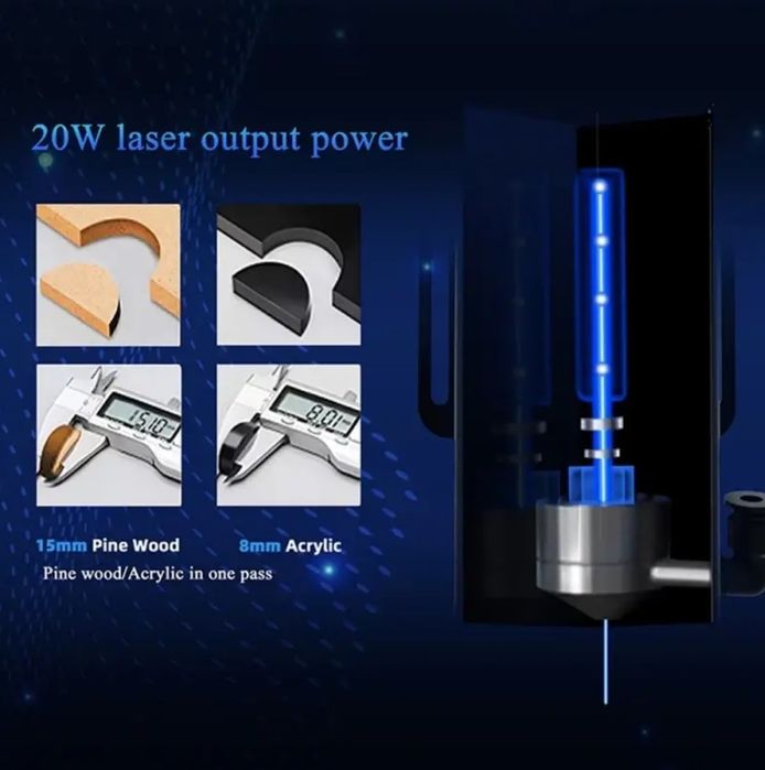 Лазерний гравер LONGER RAY5, 20 Вт