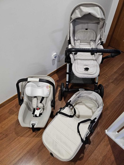 Conjunto Trio Jané Minnum + I-Koos + Micro + Base Isofix Geo