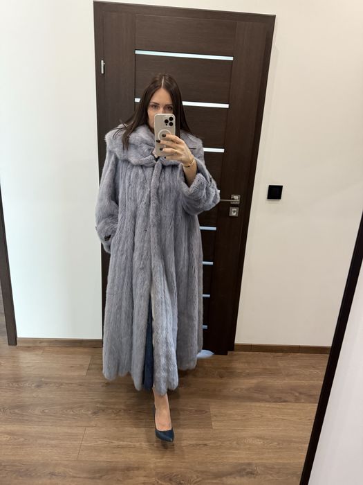 Futro naturalne z norek XL XXL