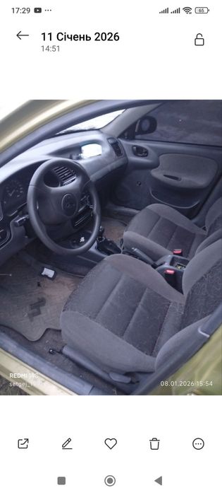 Двері Daewoo сенс ланос з сидінням