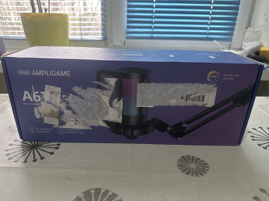 Мікрофон Fifine A6T білий