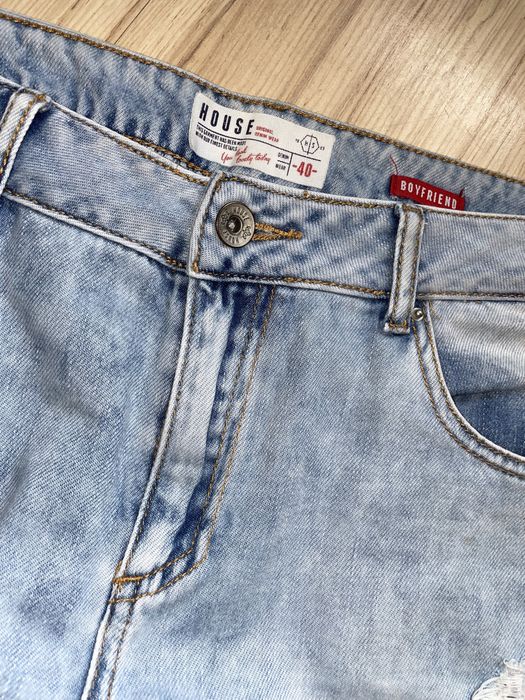 Dżinsy z dziurami / rozdarciami / HOUSE / boyfriend / 40