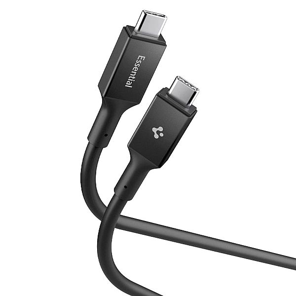 Kabel Spigen EB10020CC USB-C 100 W 200 cm - czarny
