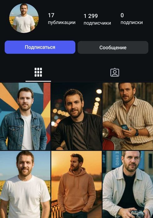 Готовый Instagram | Мужской аккаунт