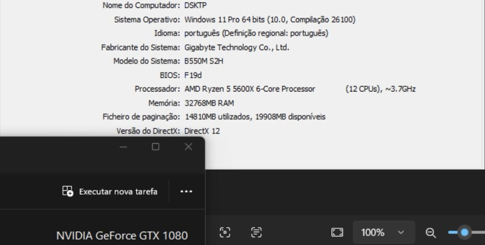 Computador gamer GTX 1080