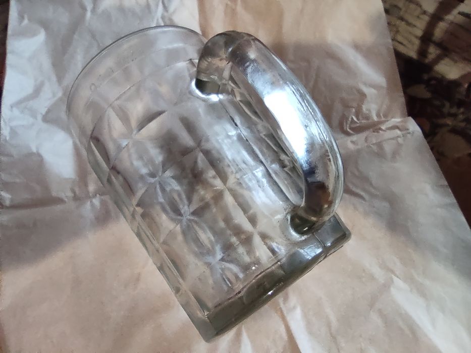 Бокал епохи  СССР для пива кваса , ємність 0,5 Л.Клеймо заводу!