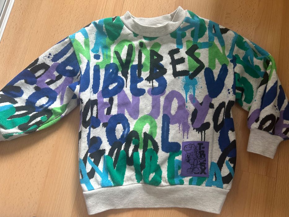 Kolorowa bluza H&M 98/104