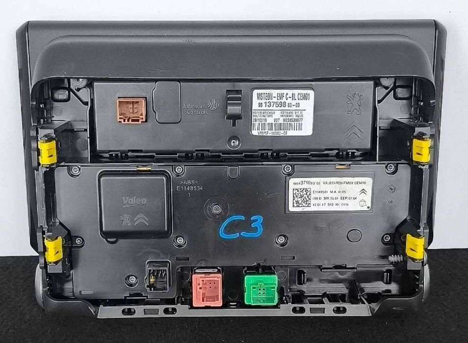 Display / Ecrã de Informações 9813759880-00 - CITROËN C3 III