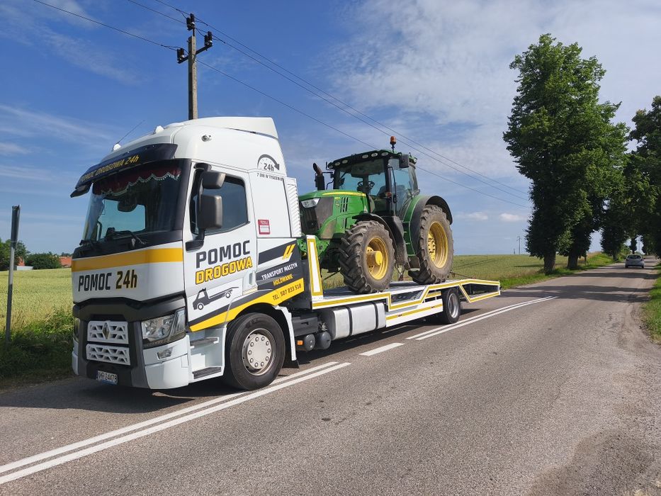 Autolaweta laweta Renault Gama T Pomoc drogowa  Volvo Scania Mercedes.