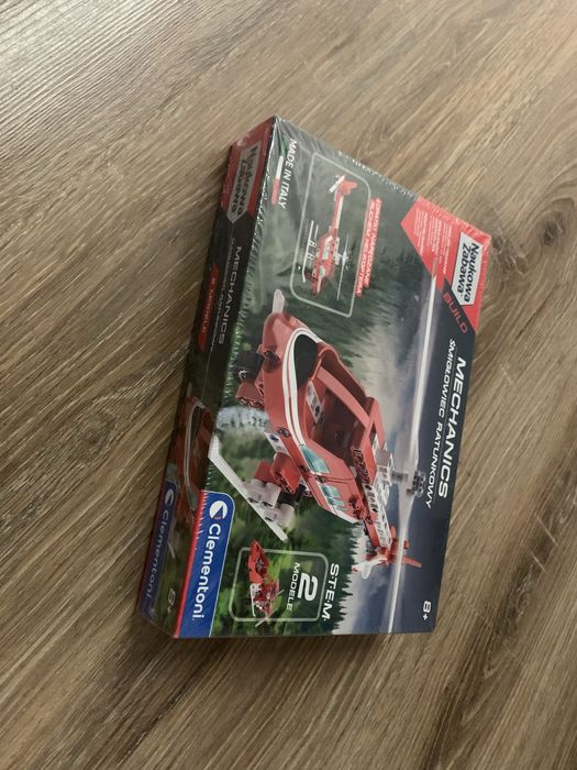 Klocki Mechanics Clementoni Śmigłowiec ratunkowy