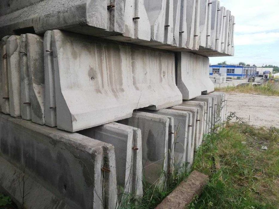 Bariery betonowe używane jednostronne
