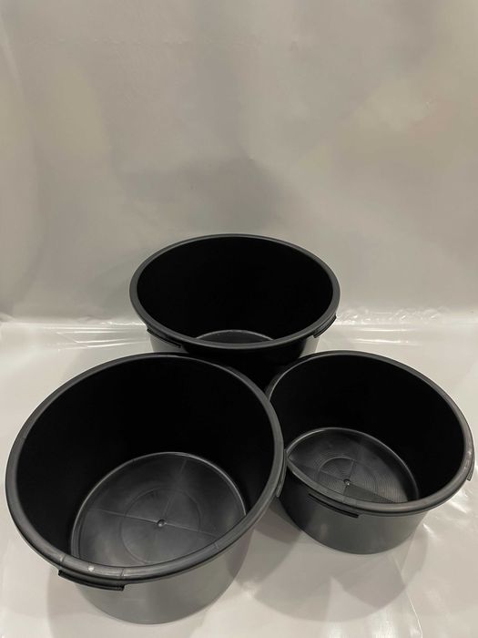 Pojemnik elastyczny okrągły 27 litrów czarny wiadro kubeł kastra