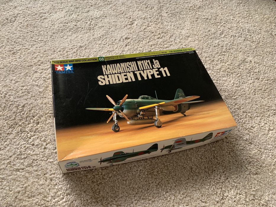 Kit modelismo TAMIYA kawanishi N1K1 Ja Shiden Type 11