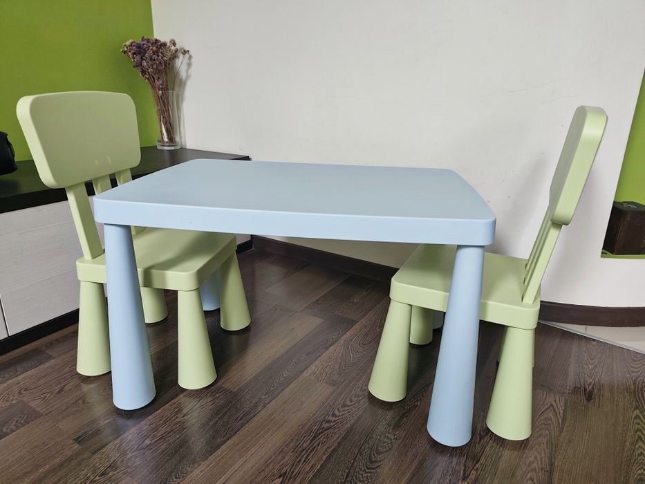 Стіл, стільці, IKEA MAMMUT